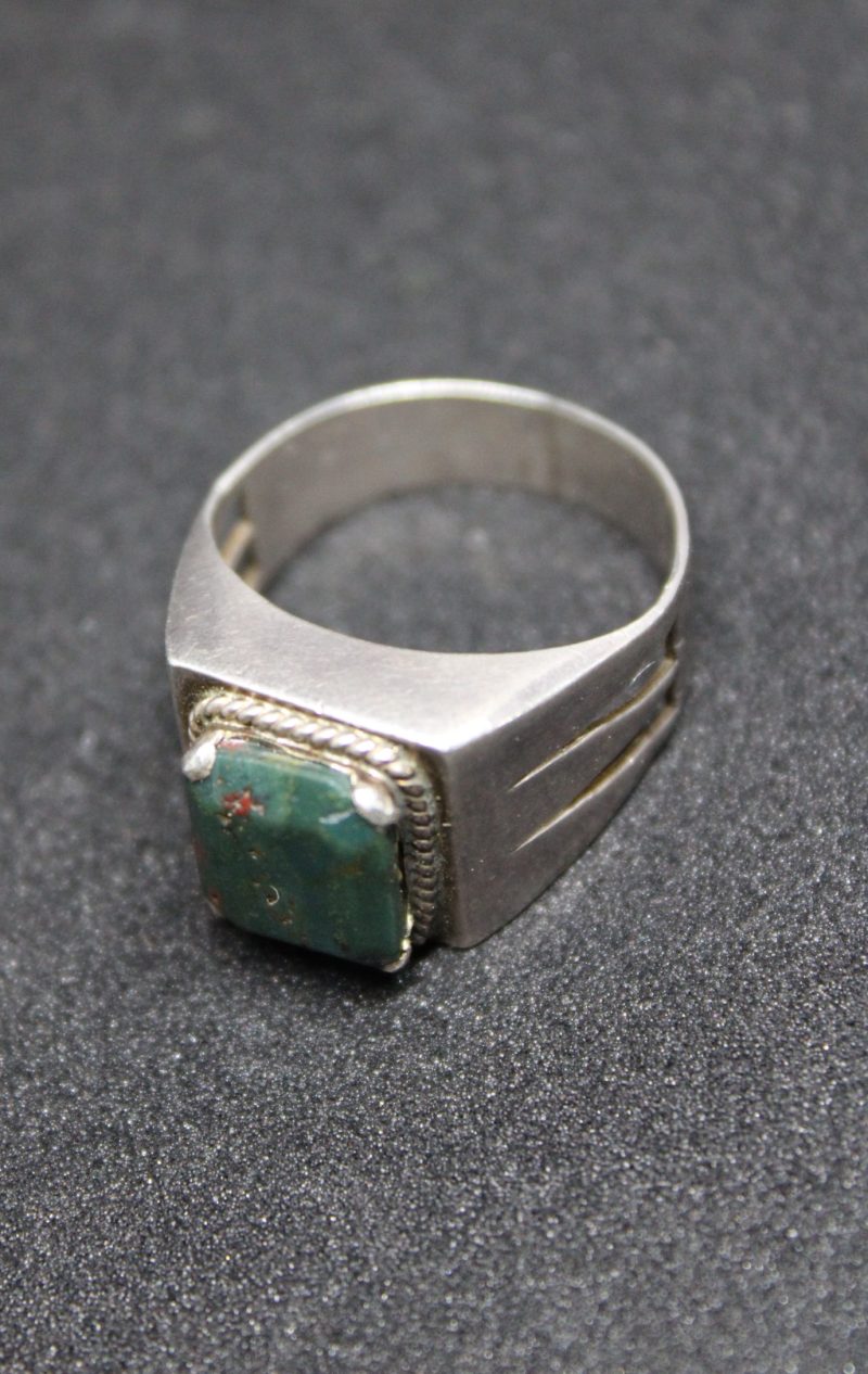 Bold Bloodstone Sterling Silver Ring – A Symbol of Strength - Image 3