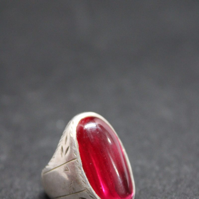 Anari Yaqoot Stone Ring – Authentic & Elegant Gemstone - Image 2